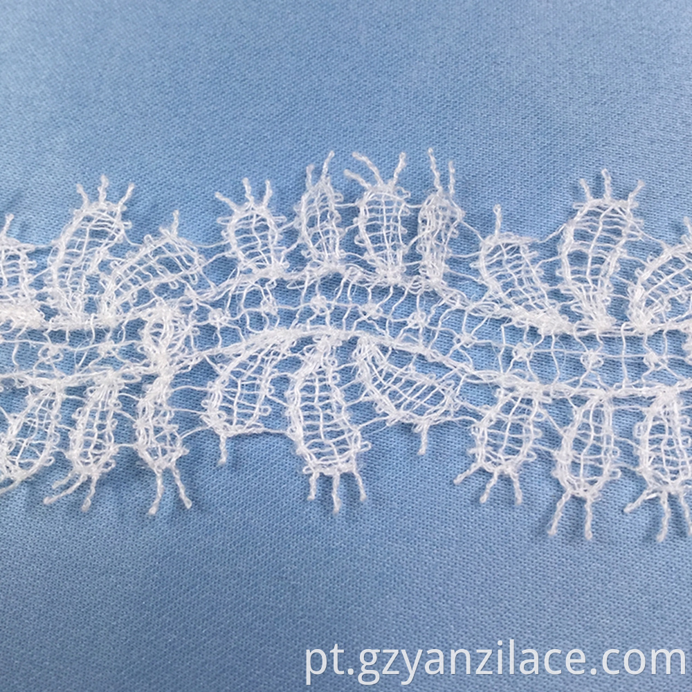 Wide Blush Lce Ribbon Crochet Lace Trim